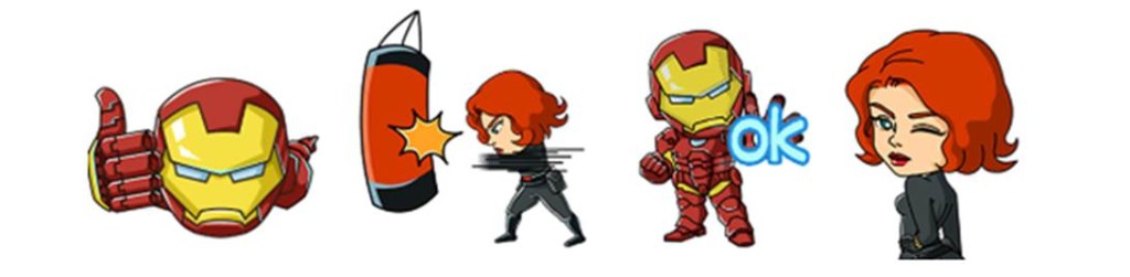 WeChat Marvel Sticker - Set 2