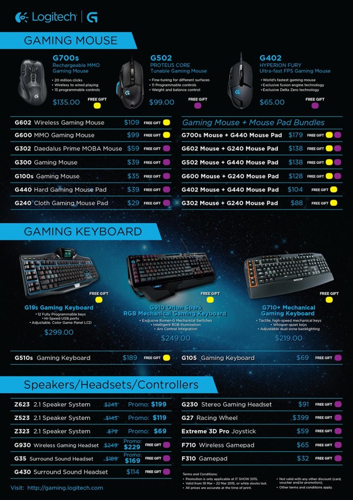 Logitech at IT Show 2015 promos (2)