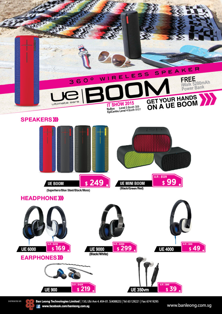 Ultimate Ears at IT Show 2015 promos