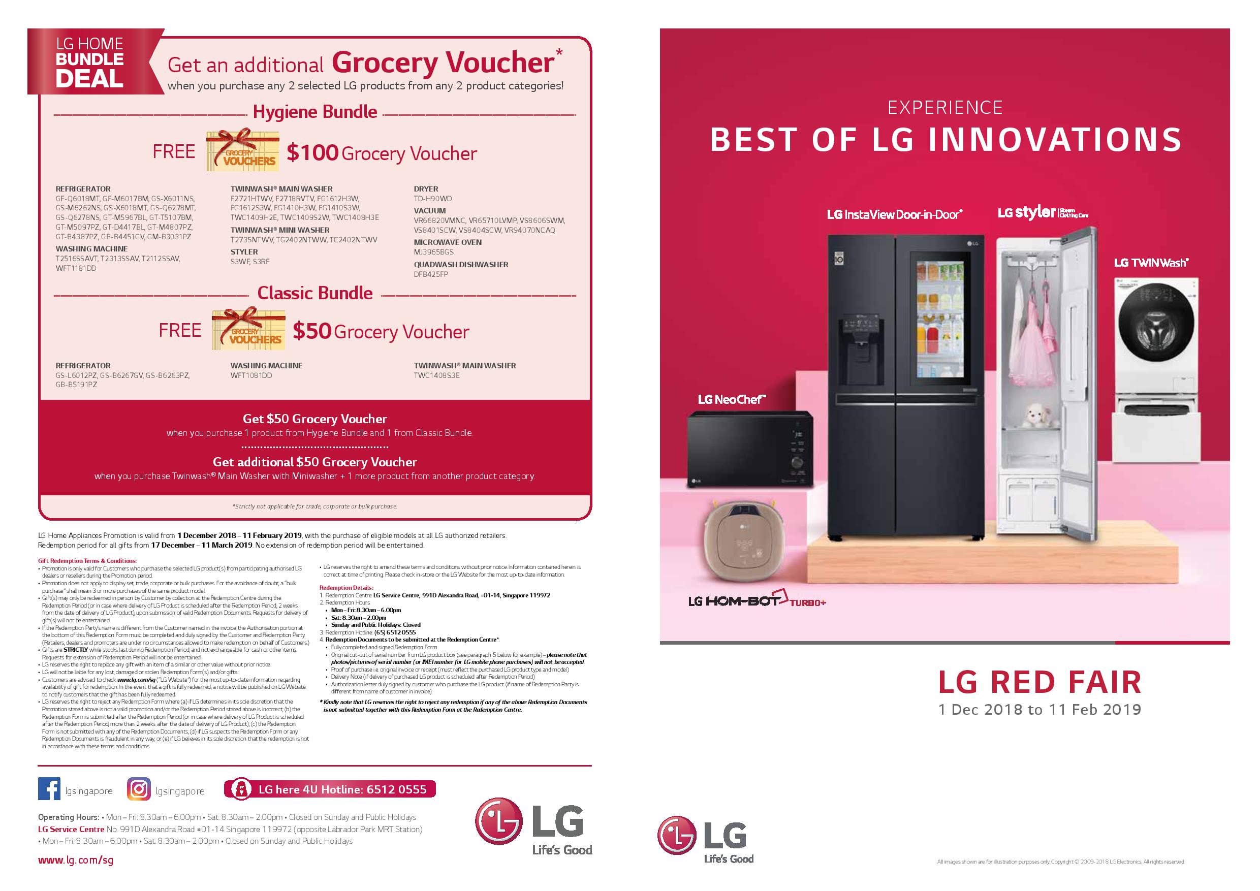 LG Red Fair to Celebrate CNY 2019 !