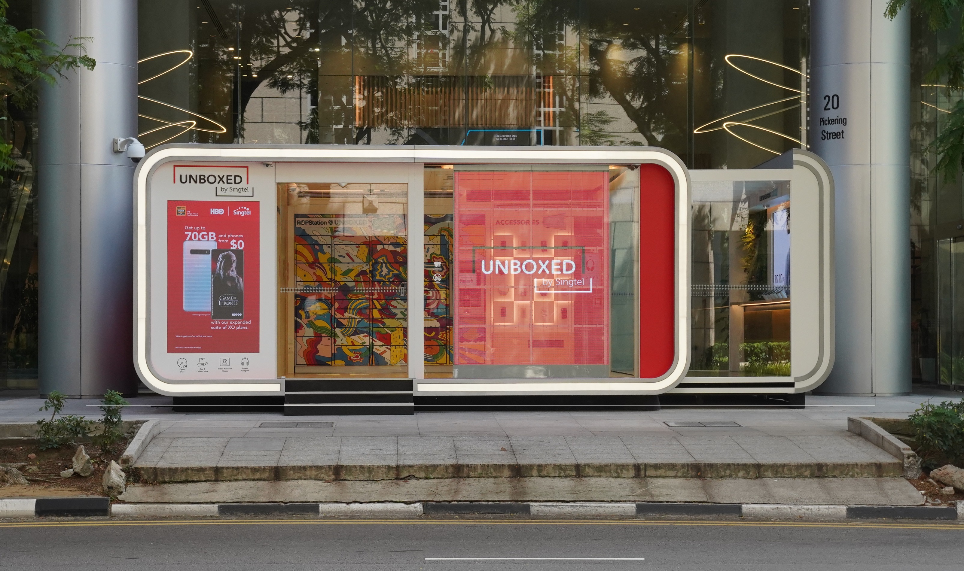 UNBOXED – Singtel 24/7 Unmanned Pop-Up Store