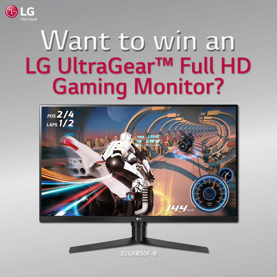 Win an LG UltraGear™ Gaming Monitor 32GK850F-B
