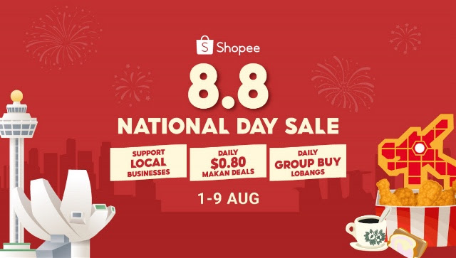 Shopee 8.8 National Day Sale!