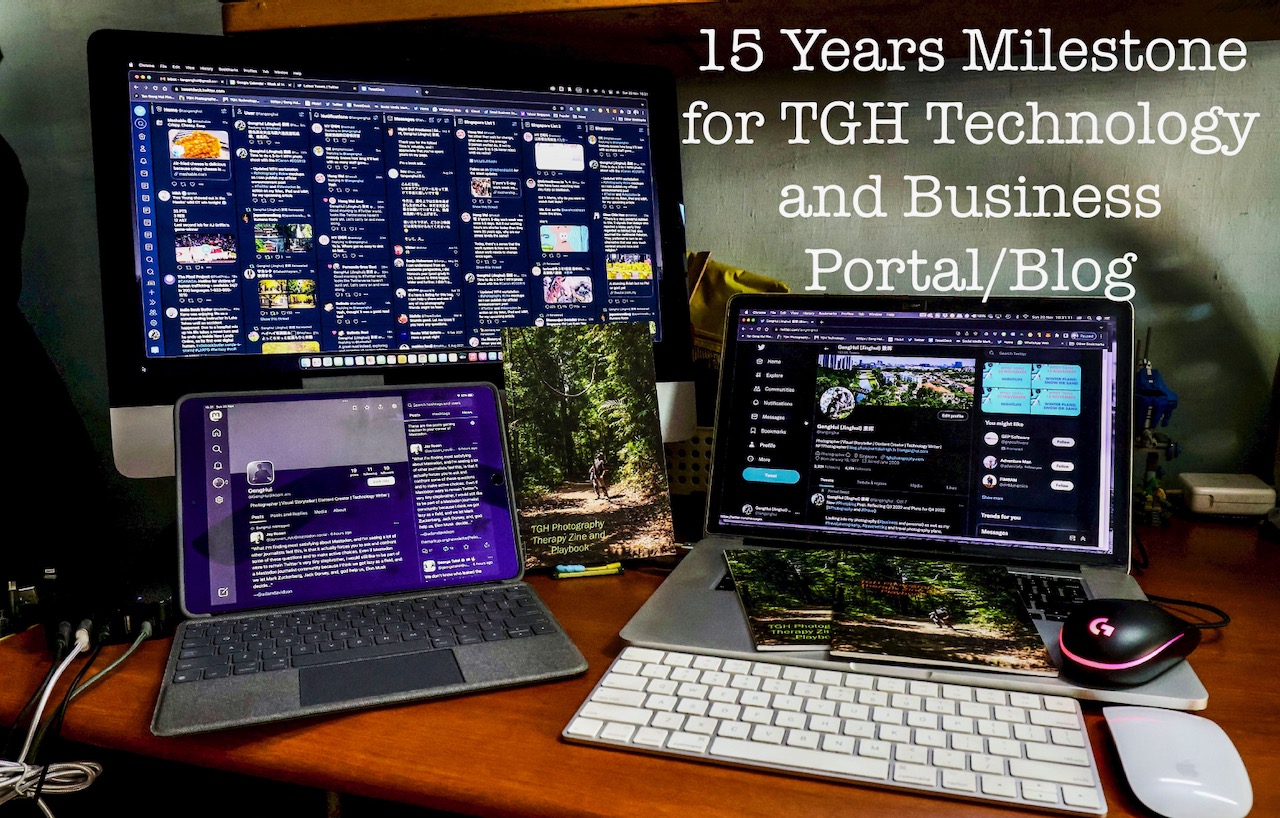 3rd January 2023 – Celebrating 15 years of TGH Technology and Business Portal/Blog